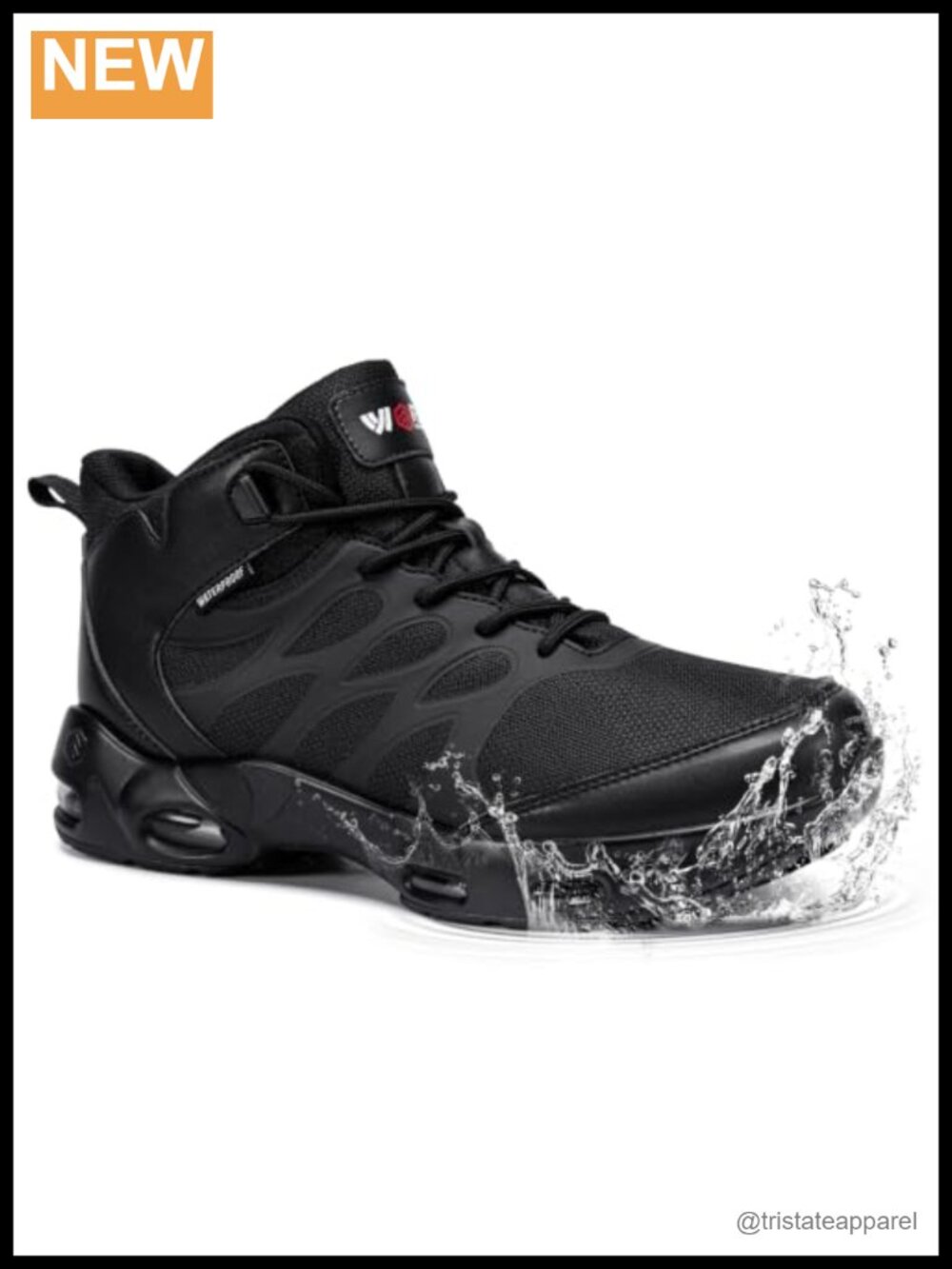 Non Slip Waterproof Chef Work Boots Breathable Mesh Mid-Top